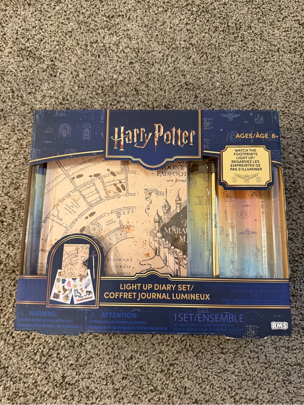 Harry Potter Light Up Diary Set NIB! - Picture 1 of 16
